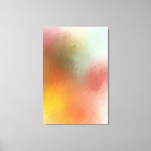 Modern Colourful Abstract Artwork Trendy Stylish Canvas Print