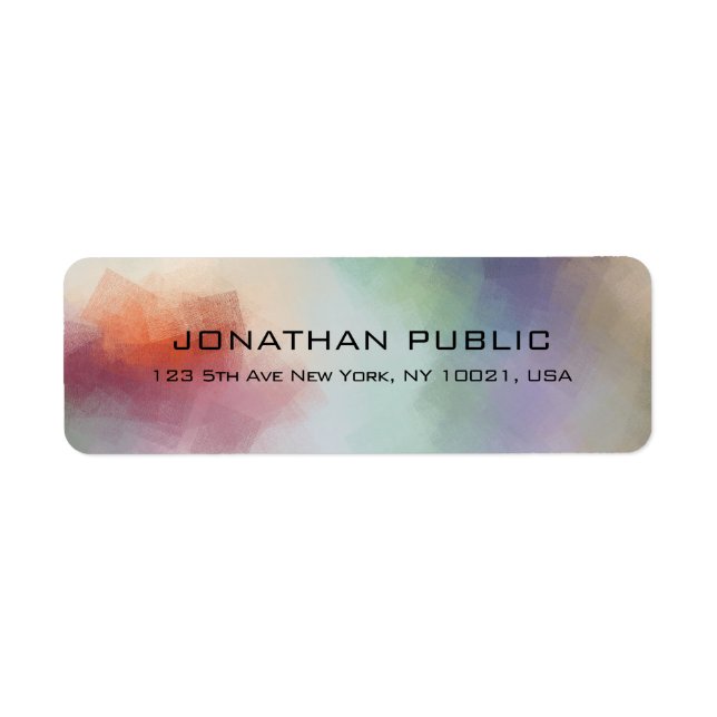 Modern Colourful Abstract Elegant Template Custom (Front)