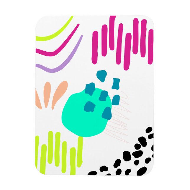Modern colourful  Abstract pattern . Magnet (Vertical)