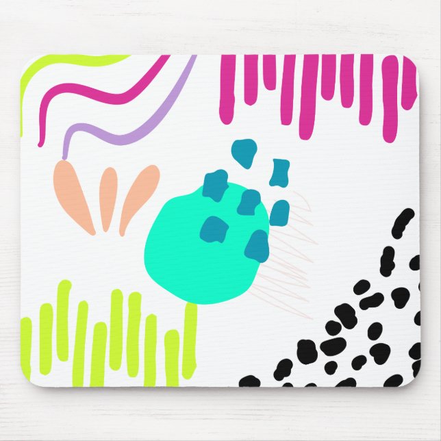 Modern colourful Abstract pattern. Mouse Pad (Front)