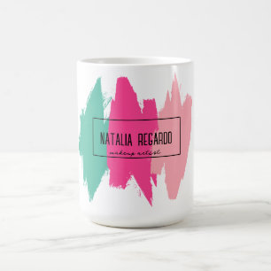 Modern Colourful Brush Strokes Coffee Mug