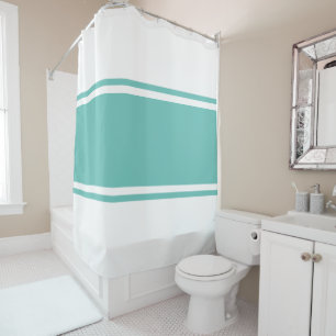 Modern Colourful Classy Light Teal Racing Stripes
