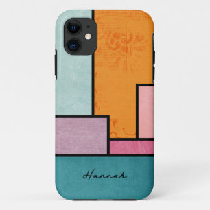 Modern Colourful Collage Style  iPhone 11 Case