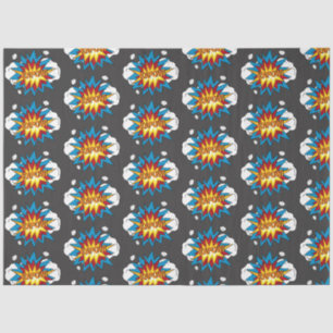 Modern Colourful Comic Book KAPOW Pop Art Tissue Paper