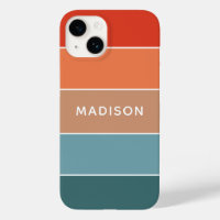 Modern Colourful Earth Colorblock Personalized Nam