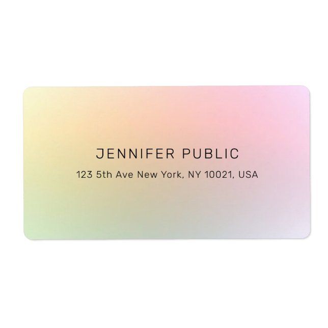 Modern Colourful Elegant Professional Simple Trend (Front)