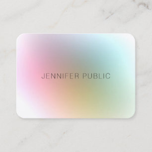 Modern Colourful Elegant Professional Template Lux Business Card