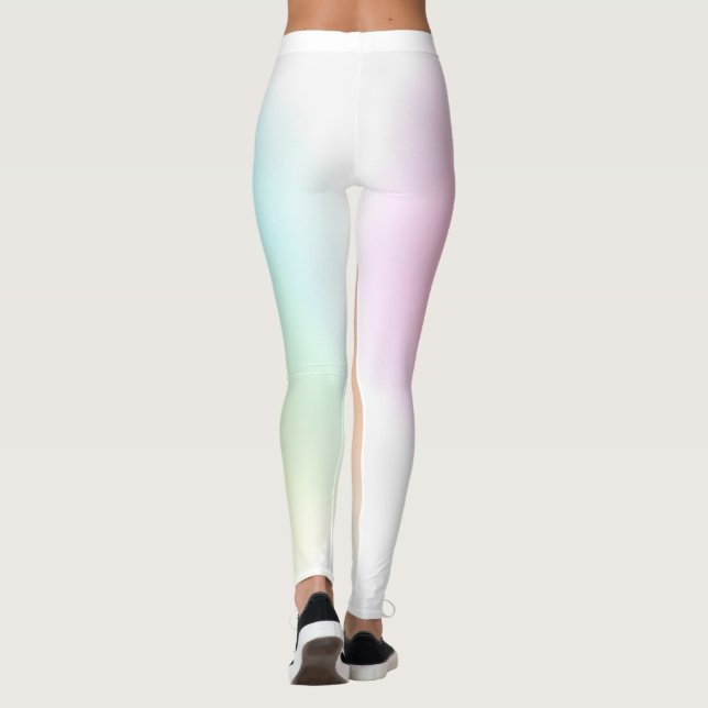 Modern Colourful Elegant Top Template Leggings (Back)