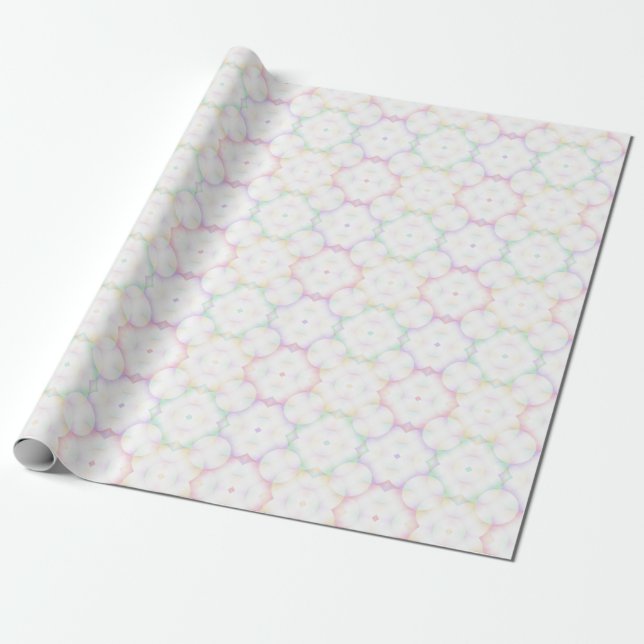 Modern Colourful Elegant Trendy Template Wrapping Paper (Unrolled)