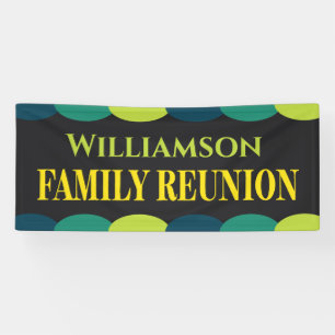 Modern Colourful Family Reunion Event Banner
