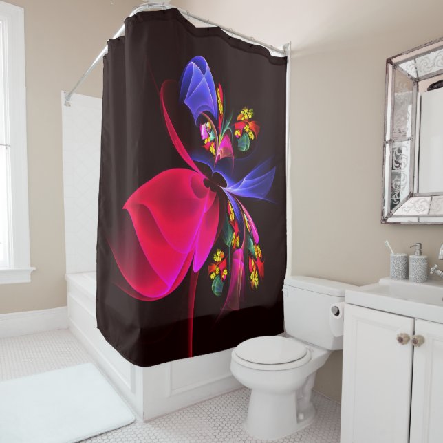 Modern Colourful Floral Abstract Art Pattern #06 (In Situ)