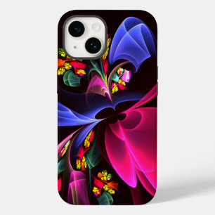 Modern Colourful Floral Abstract Art Pattern #06 Case-Mate iPhone 14 Case