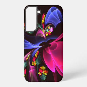 Modern Colourful Floral Abstract Art Pattern #06 Samsung Galaxy Case