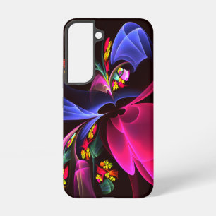 Modern Colourful Floral Abstract Art Pattern #06 Samsung Galaxy Case