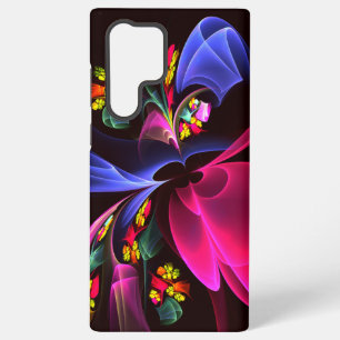 Modern Colourful Floral Abstract Art Pattern #06 Samsung Galaxy Case