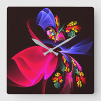 Modern Colourful Floral Abstract Art Pattern #06