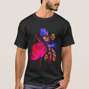 Modern Colourful Floral Abstract Art Pattern #06 T-Shirt