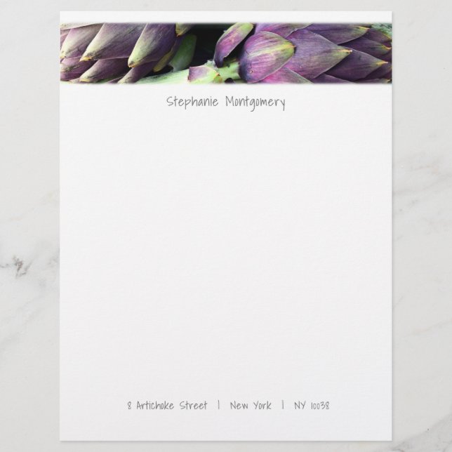 Modern Colourful Food Letterhead (Front)