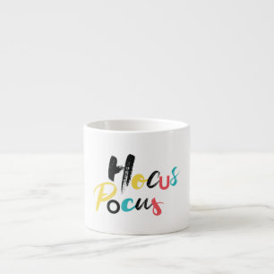 Modern, colourful, fun, cool, trendy Hocus Pocus Espresso Cup