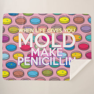 Modern Colourful Funny Science Cool Quote Sherpa Blanket