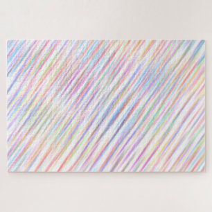 Modern colourful gradient Watercolor Rainbow Jigsaw Puzzle