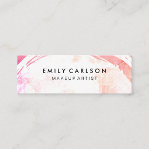 Modern Colourful Grunge Mini Business Card