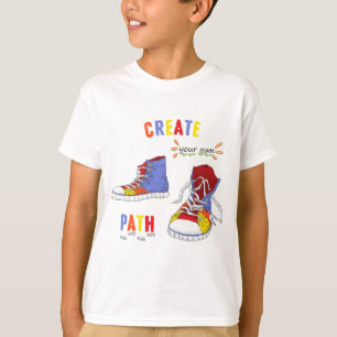 Modern colourful hipster sneakers T-Shirt