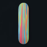 Modern Colourful Holographic Boarder Skateboard<br><div class="desc">Modern holographic looking multicolor deck board for your favourite street skater who surfs the sidewalk or hit the pipes. Unique looking deck for any skate boarder.</div>