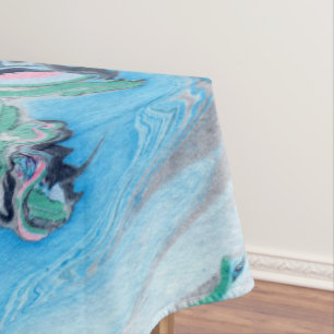 Modern Colourful Marble Stone Tablecloth