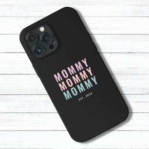 Modern Colourful Mommy Text iPhone 13 Pro Max Case