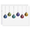 Modern Colourful Ornaments Christmas Greeting Card