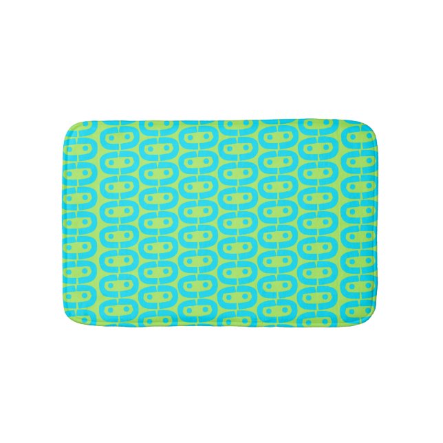 modern colourful pattern bath mat (Front)