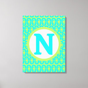 modern colourful pattern canvas print