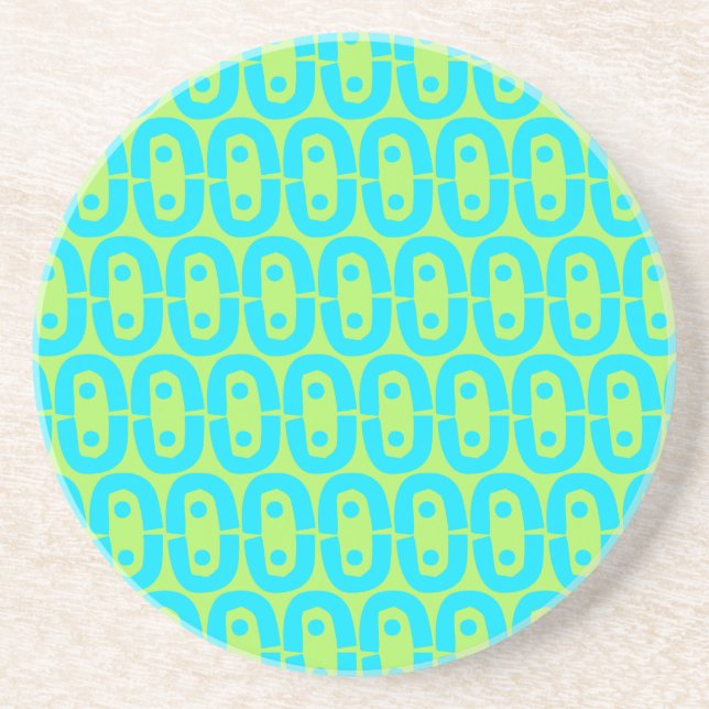 modern colourful pattern coaster (Front)