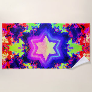 Modern Colourful Pattern Design Beach Towel