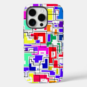 Modern Colourful Pattern Design iPhone 16 Pro Case