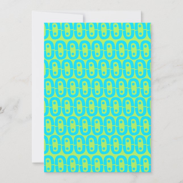modern colourful pattern holiday card (Front)