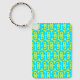 modern colourful pattern keychain