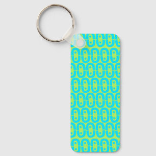 modern colourful pattern keychain