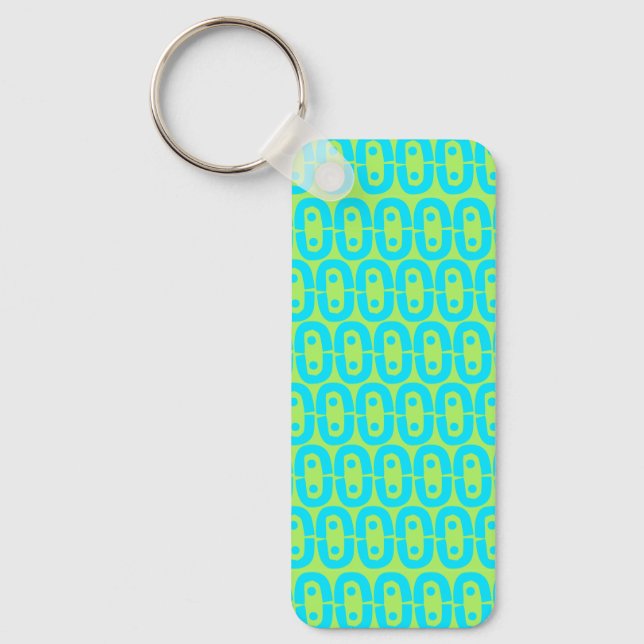 modern colourful pattern keychain (Front)