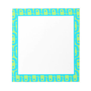 modern colourful pattern notepad