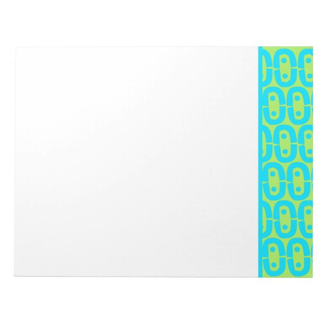 modern colourful pattern notepad (Front)