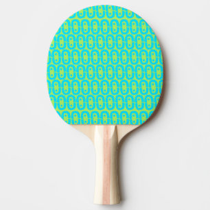 modern colourful pattern ping pong paddle