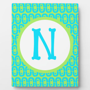 modern colourful pattern plaque