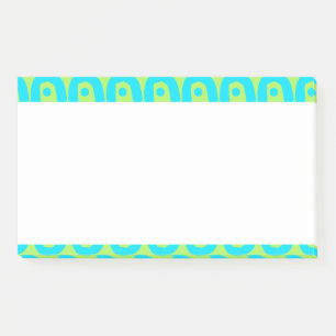modern colourful pattern post-it notes