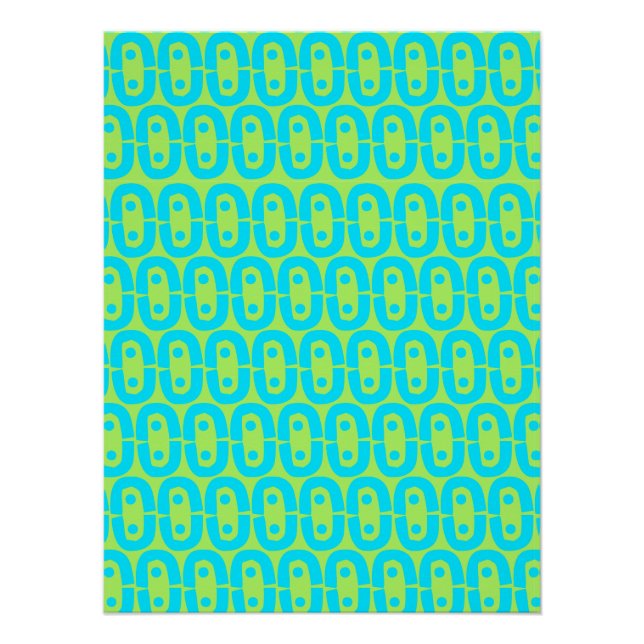 modern colourful pattern poster (Front)