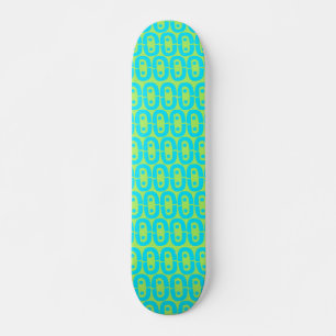 modern colourful pattern skateboard