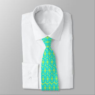 modern colourful pattern tie