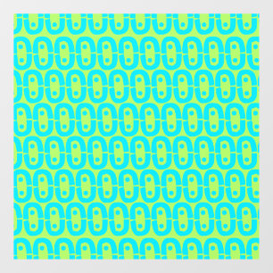 modern colourful pattern window cling