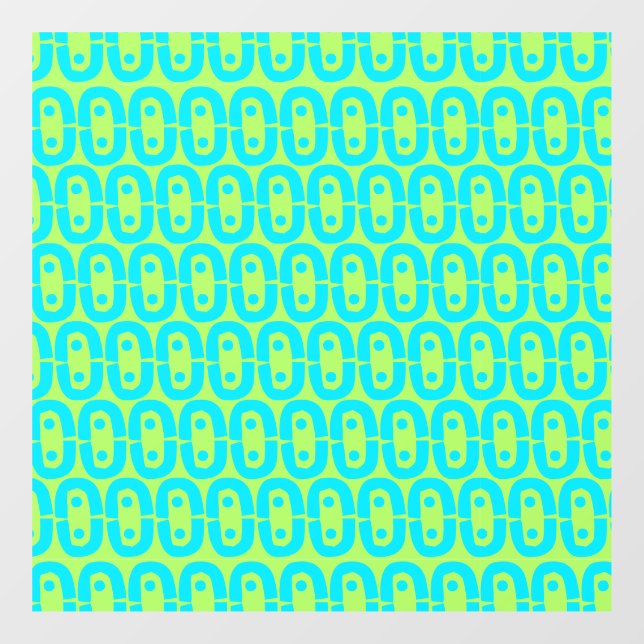 modern colourful pattern window cling (Sheet)